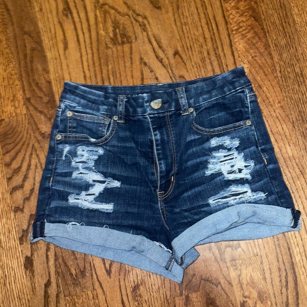 American Eagle High Waisted Jean Shorts